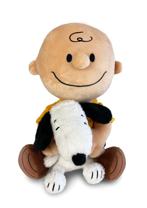 (Mis 3+) SNOOPY – Charlie Brown c/ in braccio Snoopy Peluche 25cm…x48
